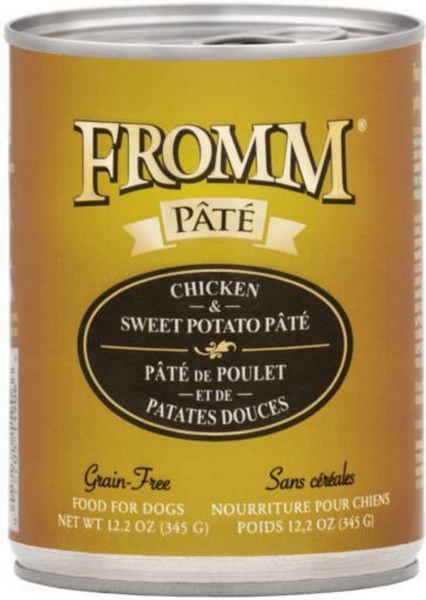 Fromm Chicken & Sweet Potato Pate Grain Free Canned Dog Food