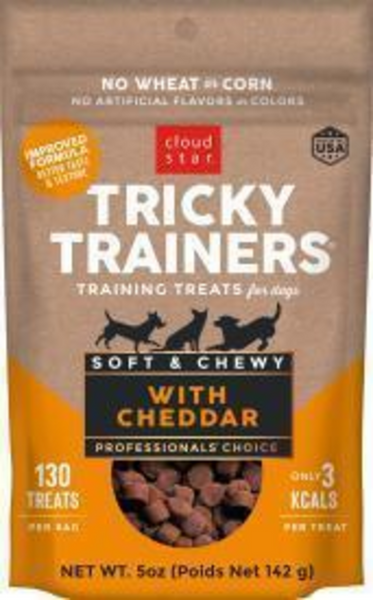 Cloud Star Tricky Trainers Soft & Chewy Cheddar Dog Treats