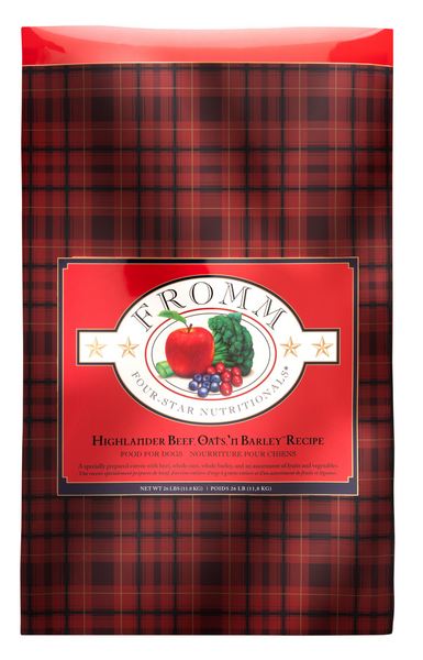 Fromm Four Star Highlander Beef, Oats, 'n Barley Recipe Dry Dog Food