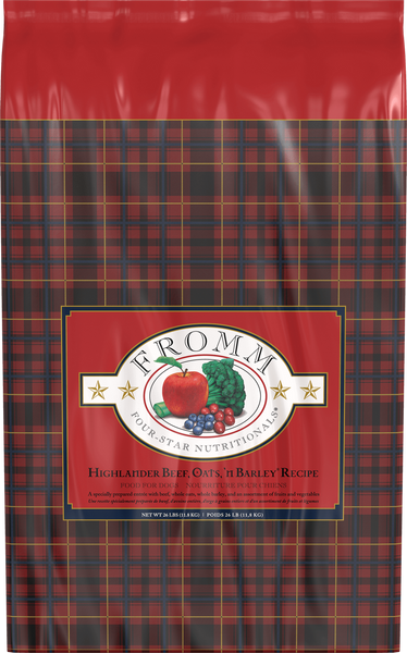 Fromm Four Star Highlander Beef, Oats, 'n Barley Recipe Dry Dog Food