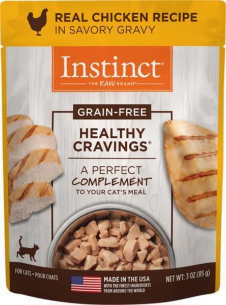 Instinct Healthy Cravings Grain Free Chicken Wet Cat Food Topper