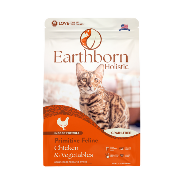 Earthborn Holistic Primitive Feline Grain-Free Dry Cat  Food
