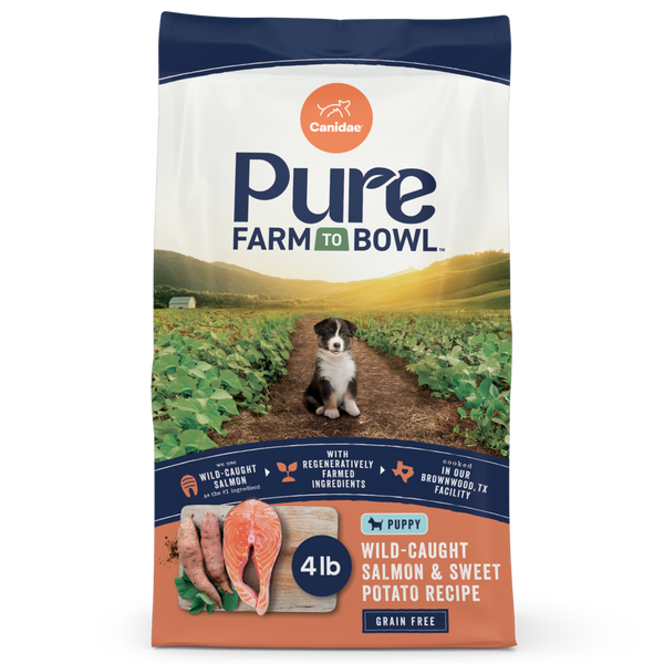 Canidae Pure Farm To Bowl Puppy Wild-Caught Salmon & Sweet Potato Recipe Dog Food