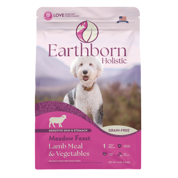 Earthborn Holistic Meadow Feast Lamb Meal & Vegetables Grain Free Dry Dog Food