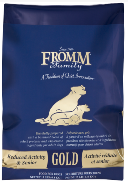 Fromm Gold Reduced Activity Senior Dog Food