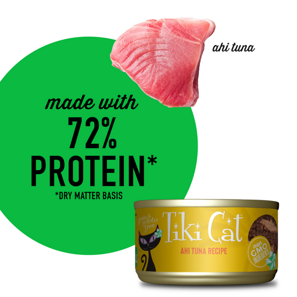 Tiki Cat Grill Grain Free Ahi Tuna Canned Cat Food