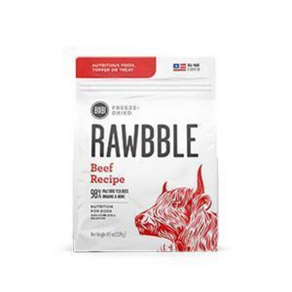 Bixbi Rawbble Freeze Dried Grain Free Beef Recipe for Dogs