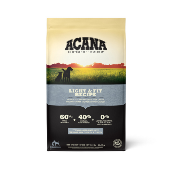 Acana Adult Dry Dog Food Light & Fit Recipe