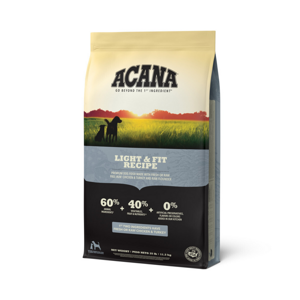 Acana Adult Dry Dog Food Light & Fit Recipe