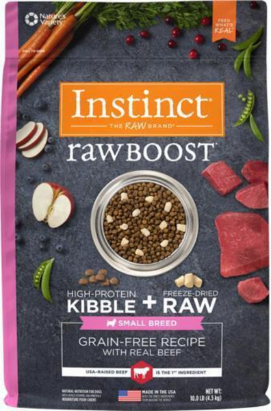 Instinct Raw Boost Grain Free Beef Small Breed Dry Dog Food