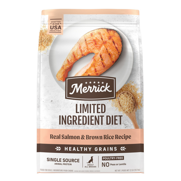 Merrick Limited Ingredient Diet Salmon and Brown Rice Adult Dry Dog Food