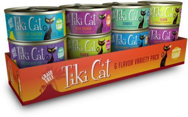 Tiki Cat Luau Wet Variety Pack Canned Cat Food