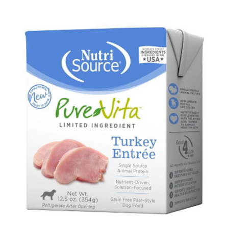 PureVita Turkey Entree Dog Food