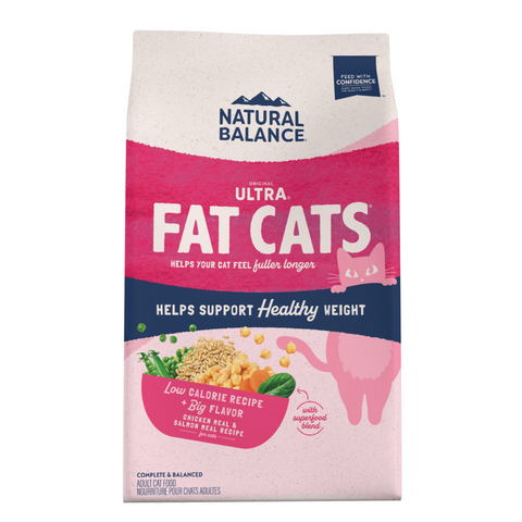 Natural Balance Original Ultra Fat Cats Dry Cat Food, Chicken Meal & Salmon Meal Recipe
