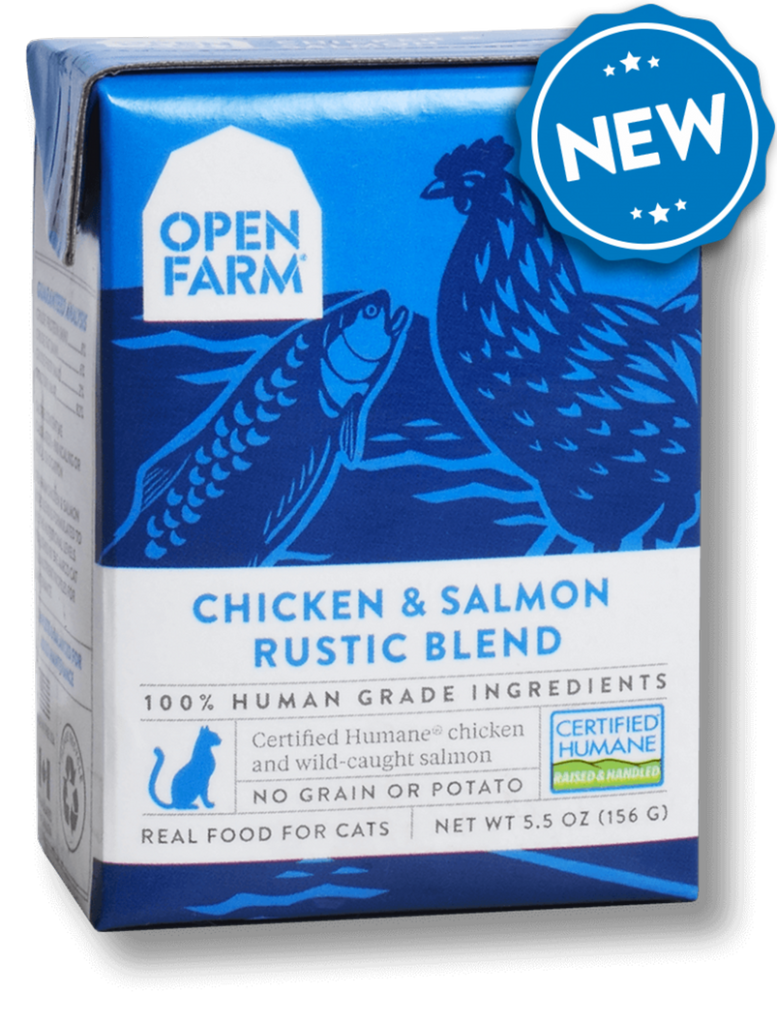 Open Farm Grain Free Rustic Blend Chicken and Salmon Wet Cat Food
