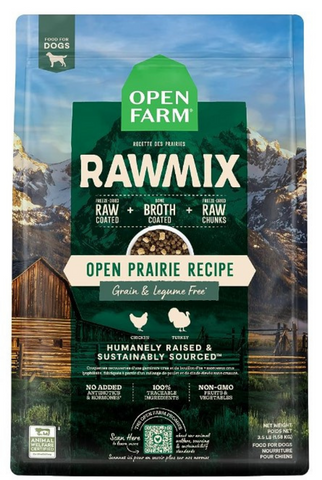 Open Farm Grain & Legume Free RawMix Open Prairie Dry Dog Food