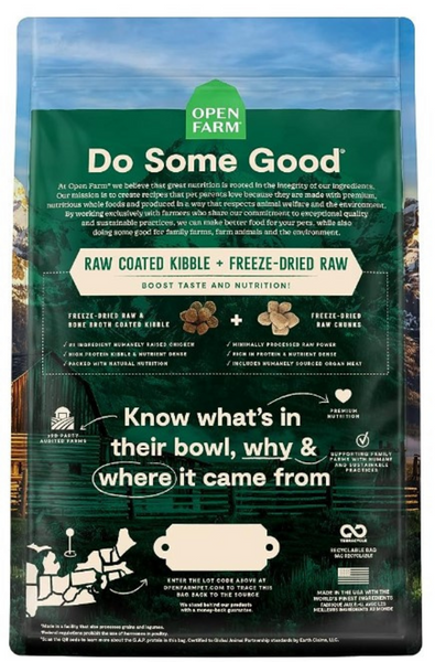 Open Farm Grain & Legume Free RawMix Open Prairie Dry Dog Food