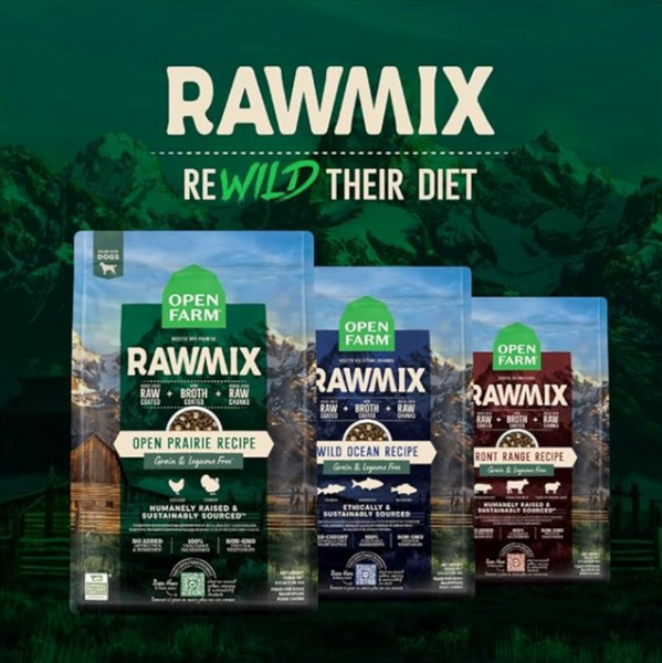 Open Farm Grain & Legume Free RawMix Open Prairie Dry Dog Food