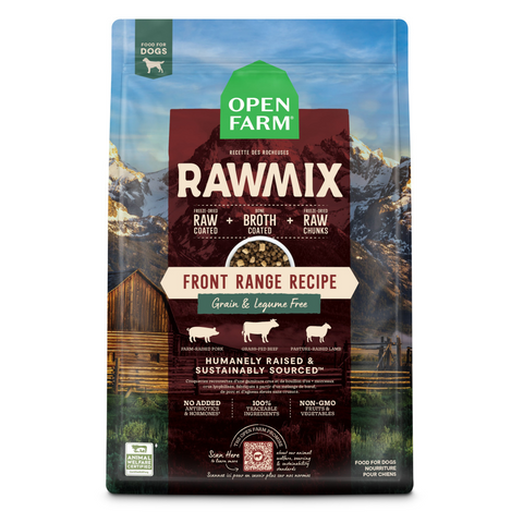 Open Farm Grain & Legume Free RawMix Front Range Dry Dog Food