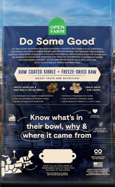 Open Farm Grain & Legume Free RawMix Wild Ocean Dry Dog Food