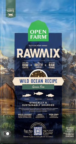 Open Farm Grain Free RawMix Wild Ocean Dry Cat Food
