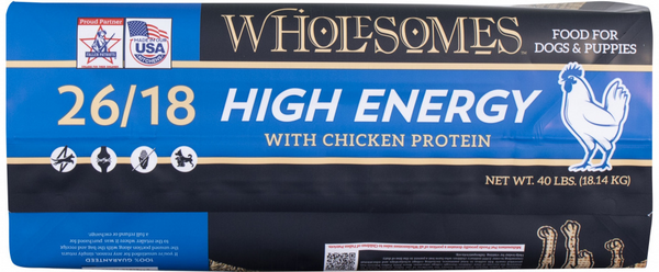 Wholesomes High Energy Dry Dog Food