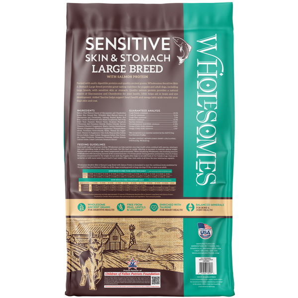 Wholesomes Sensitive Large Breed Dry Dog Food