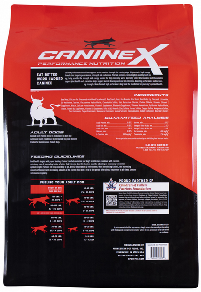 CanineX Grain Free Beef Dry Dog Food
