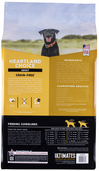 Ultimates Heartland Choice Chicken & Potato Grain Free Dry Dog Food
