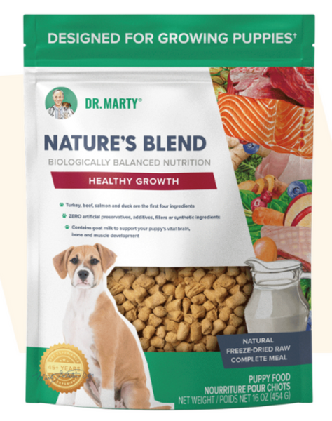 Dr. Marty Natures Healthy Growth Blend Freeze Dried Raw Puppy Food