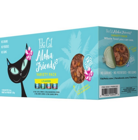 Tiki Cat Friends Variety Pack Cat Food Pouches