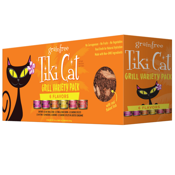 Tiki Cat Grill Variety Pack Canned Wet Cat Food