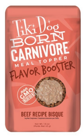 Tiki Dog Aloha Petites Flavor Booster Bisque Toppers Beef