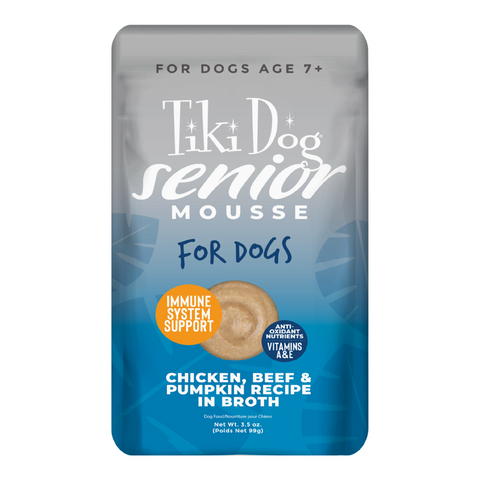 Tiki Dog Aloha Petites Chicken Senior Mousse