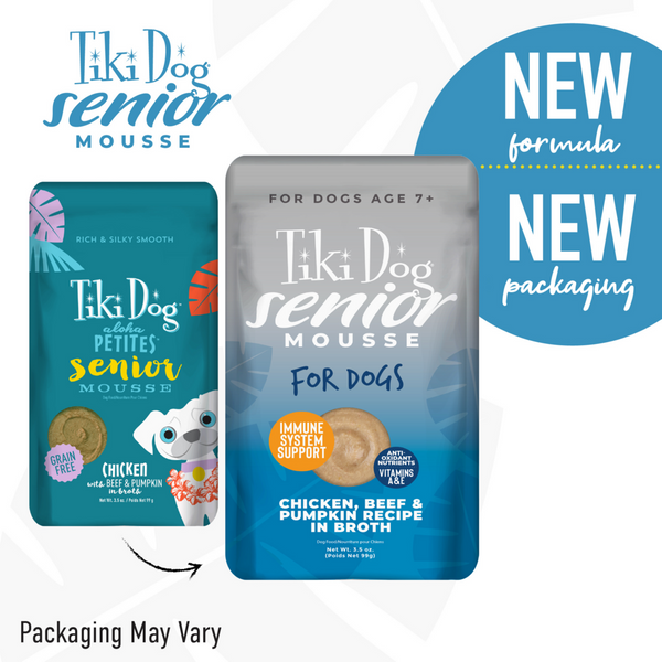 Tiki Dog Aloha Petites Chicken Senior Mousse