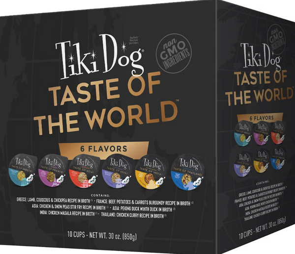 Tiki Dog Taste of the World Variety Pack Wet Dog Food