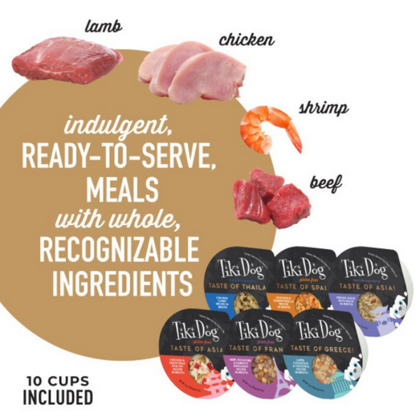 Tiki Dog Taste of the World Variety Pack Wet Dog Food