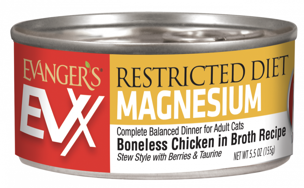 Evanger's EVX Restricted Diet Magnesium (Urinary Tract) Boneless Chicken for Cats