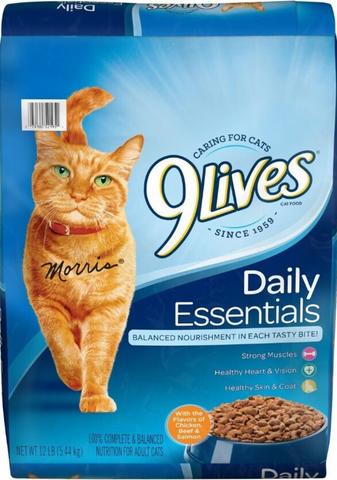 9 Lives Daily Essentials Formula Dry Cat Food