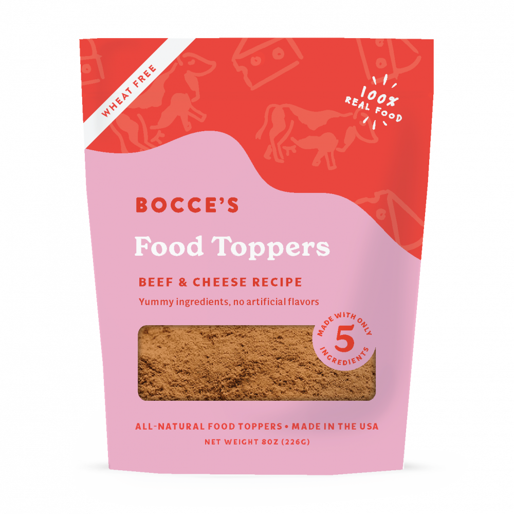 Bocce's Bakery Beef & Cheese Food Topper
