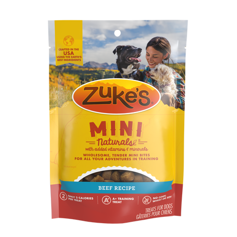 Zukes Mini Naturals Beef Dog Treats