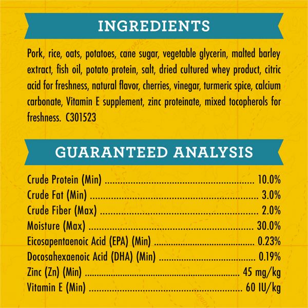 Zukes Naturals Pork Puppy Treats