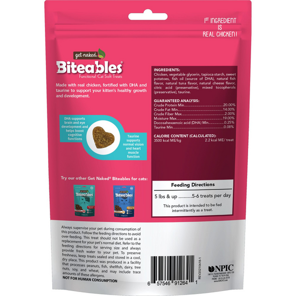 Get Naked Biteables Kitten Health Plus Cat Soft Treats