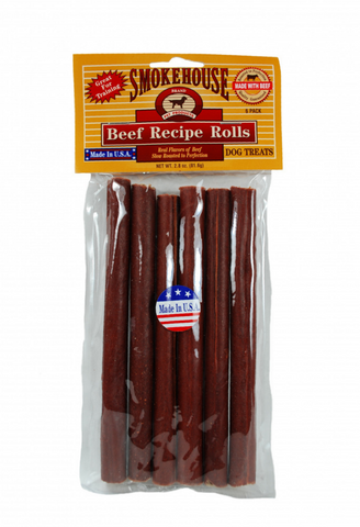 Smokehouse Beefy Rolls Dog Treats