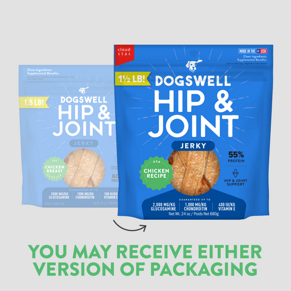 Dogswell Hip & Joint Jerky Chicken Breast Dog Treats