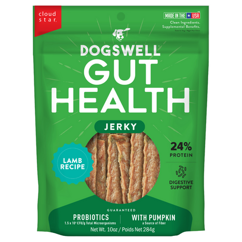 Dogswell Gut Health Jerky Lamb Dog Treats