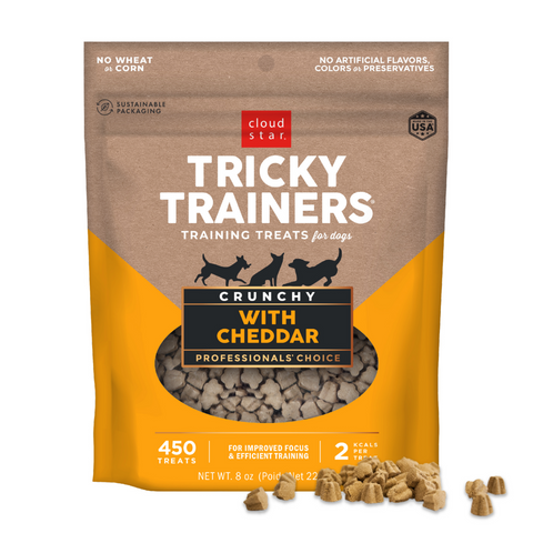 Cloud Star Tricky Trainers Crunchy Cheddar Dog Treats