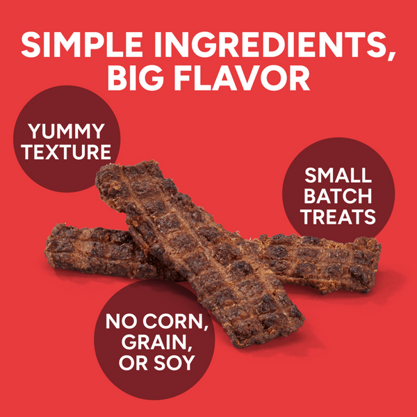 Wag More Bark Less Jerky Grain Free Texas BBQ Beef Dog Treats