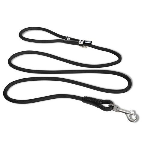 Curli Stretch Comfort Leash Black