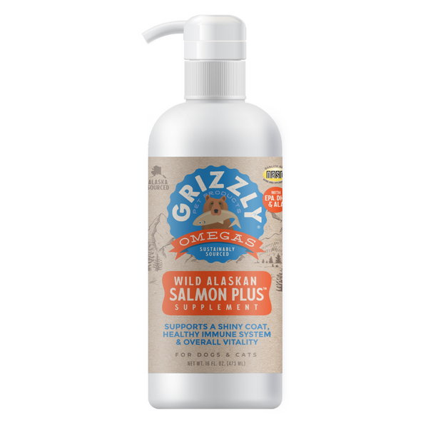 Grizzly Salmon Plus Omega 3-6-9 Food Supplement for Dogs and Cats